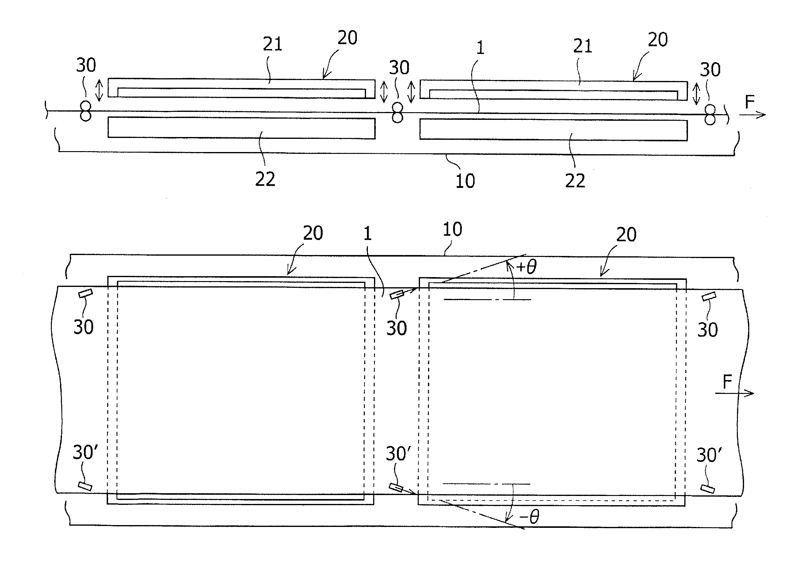 Position controller for flexible substrate