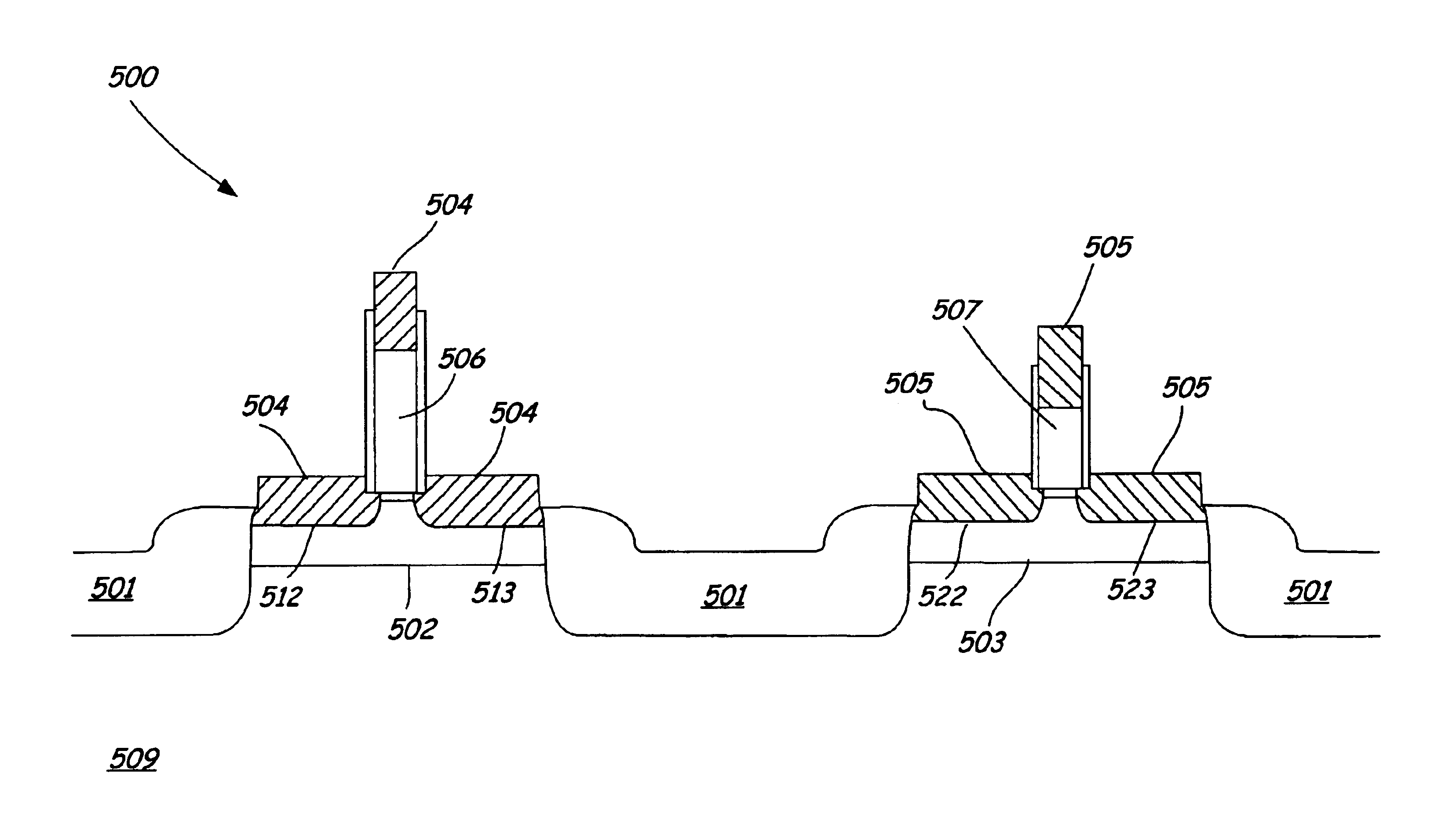 Schottky barrier CMOS fabrication method