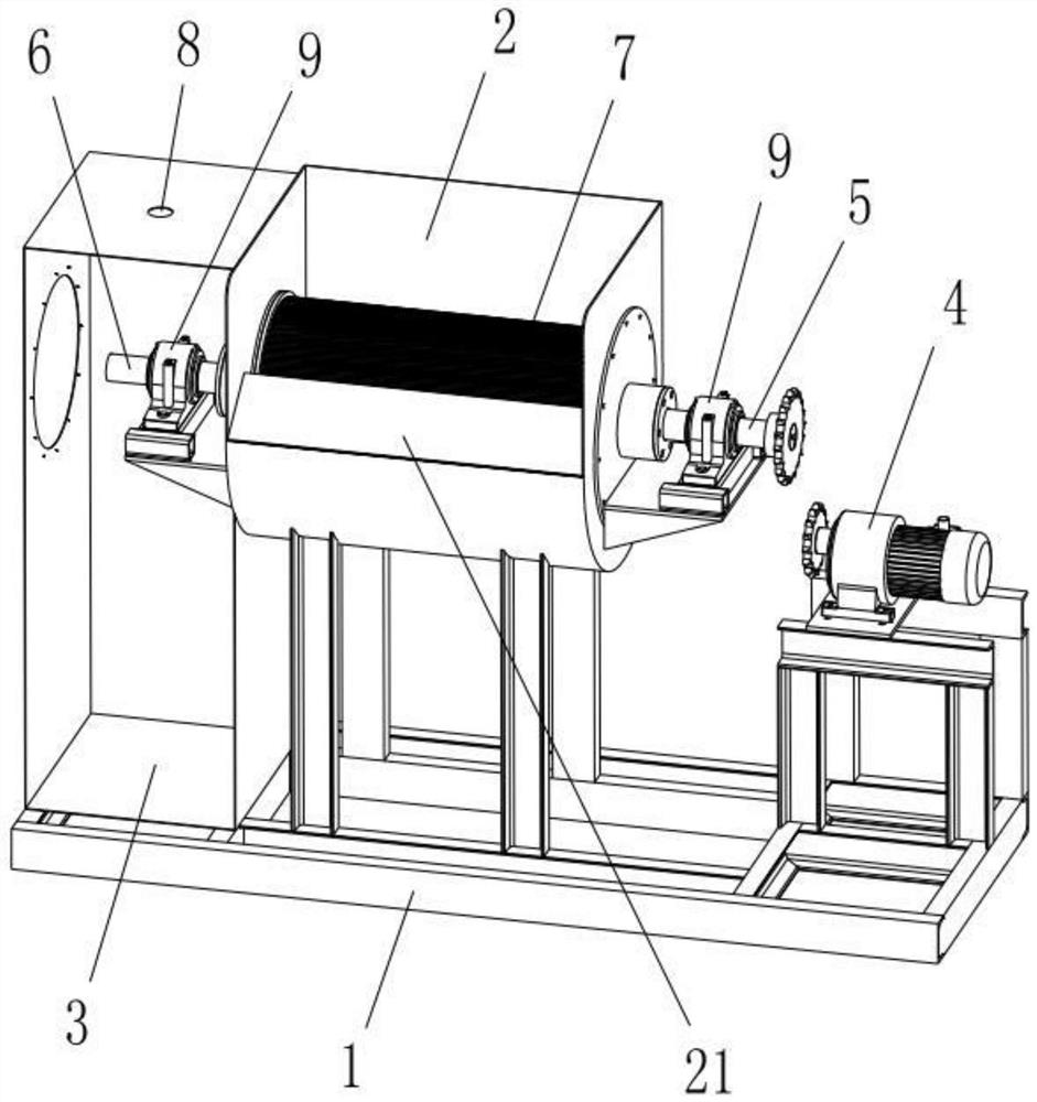 Solid-liquid separation negative pressure treatment equipment