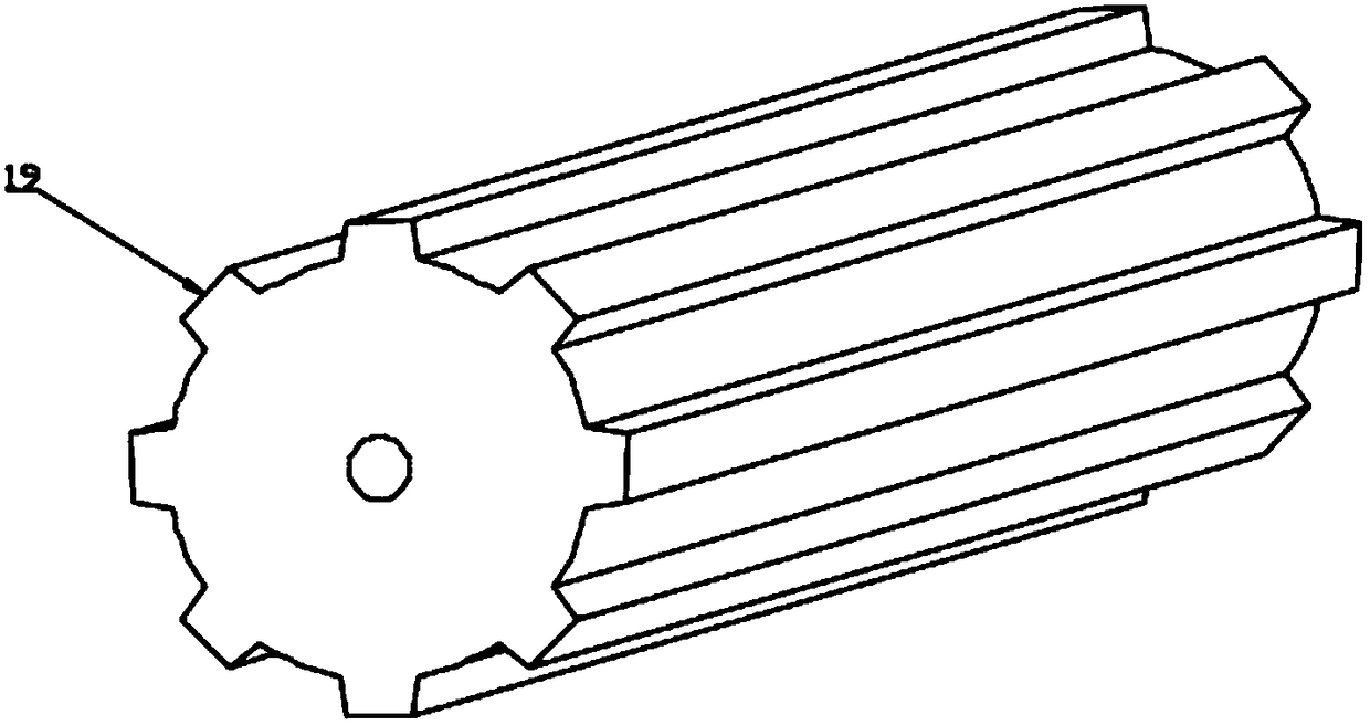 Two-stage environment-friendly type construction waste crusher