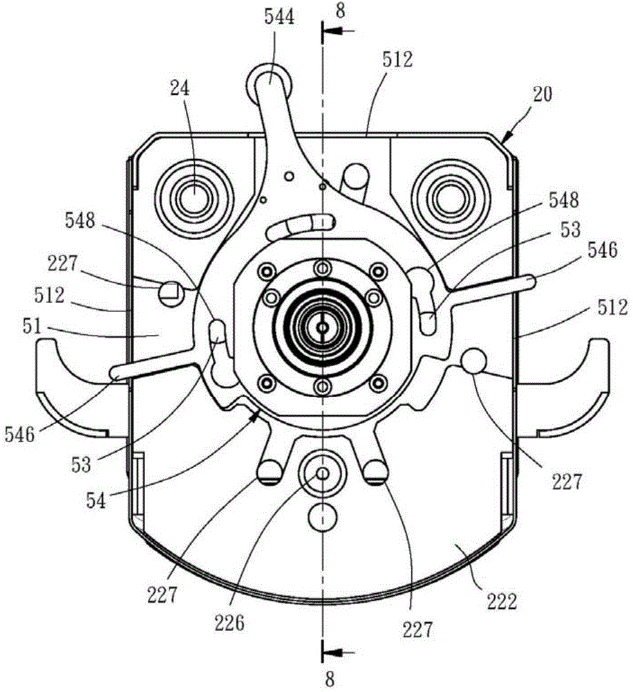 Working fluid output device of temperature control system