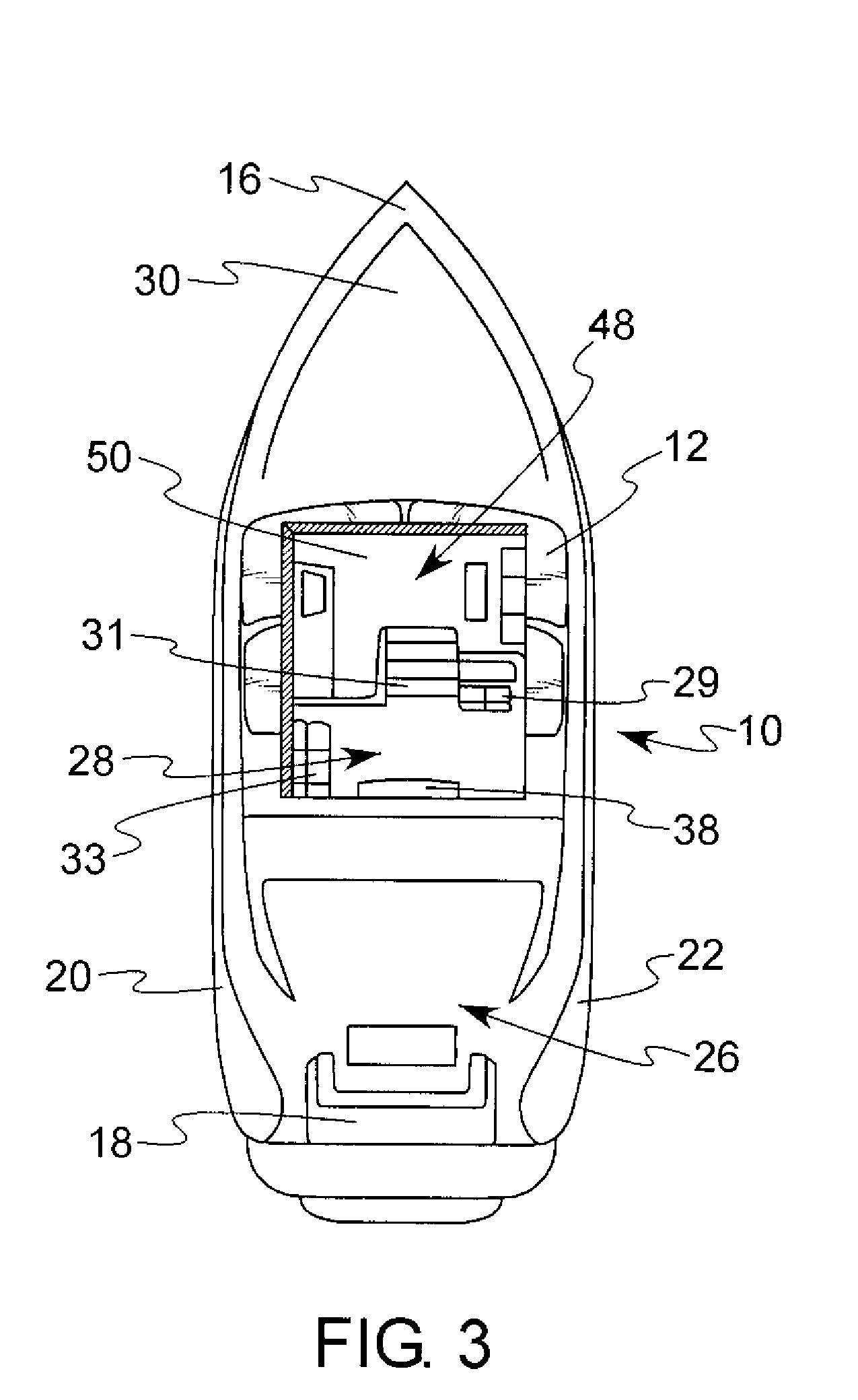 Boat with skylight windows