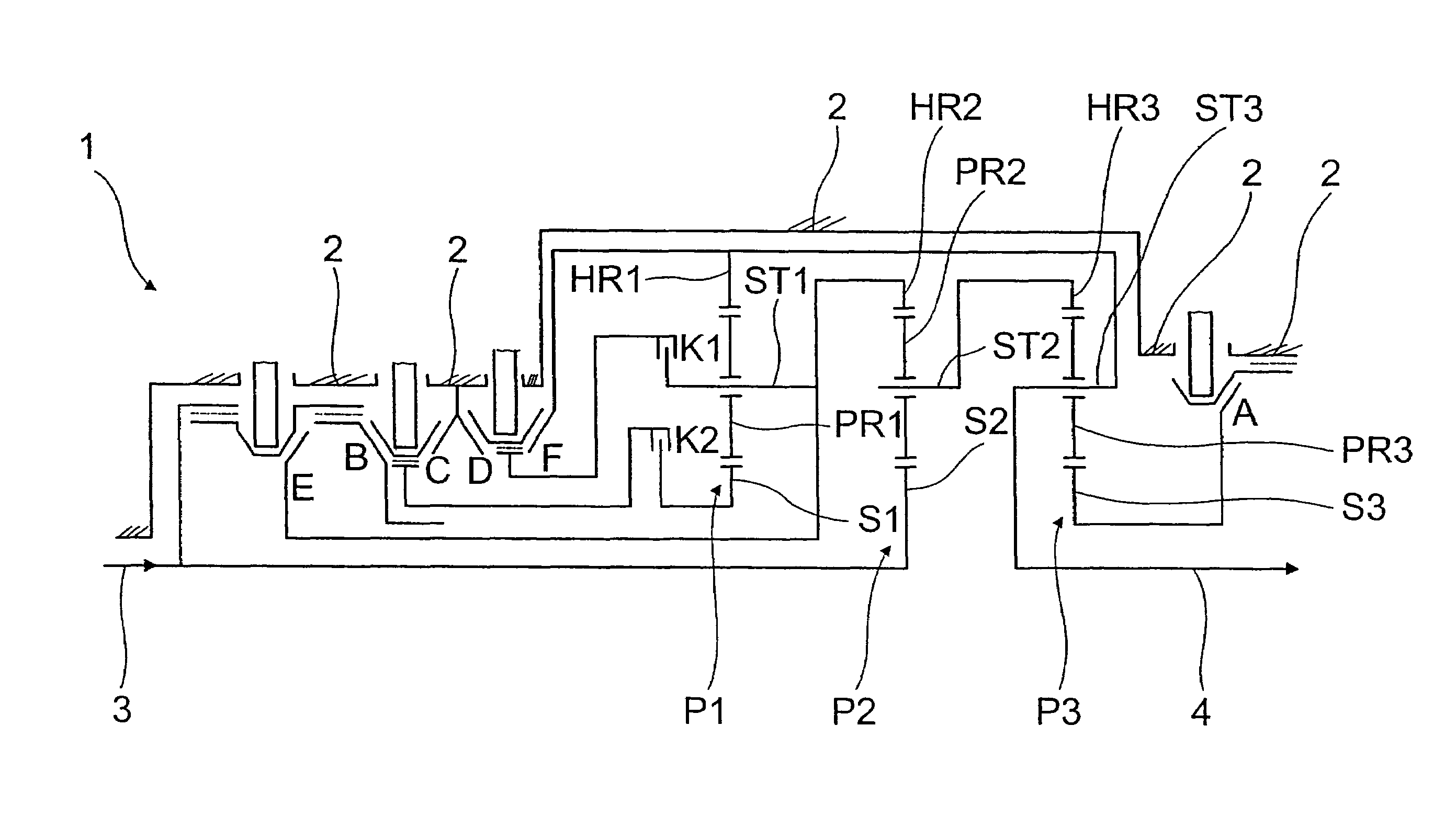 Planetary transmission, especially dual-clutch planetary transmission