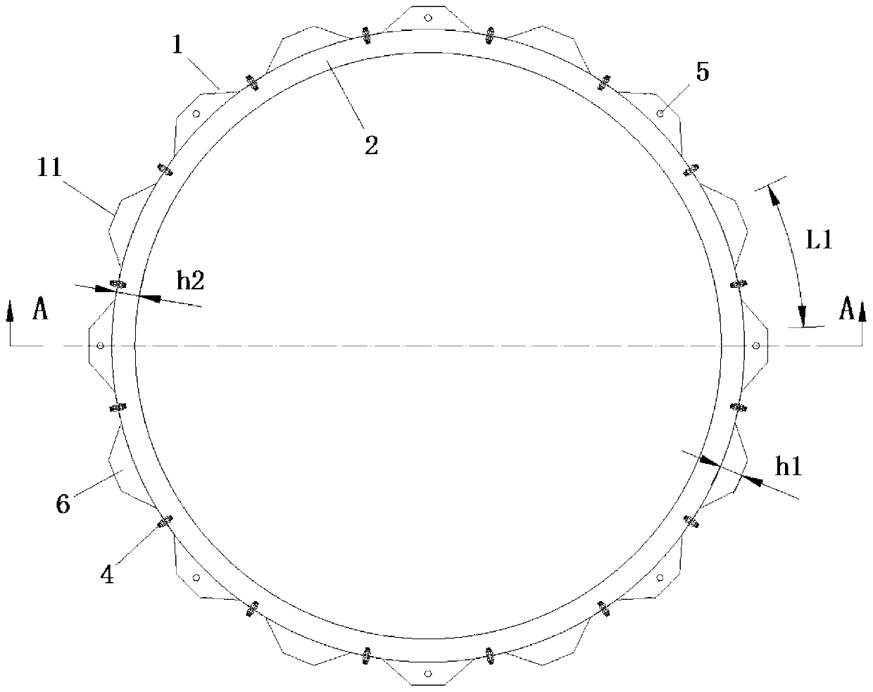 Novel circular double-corrugated-steel open caisson structure