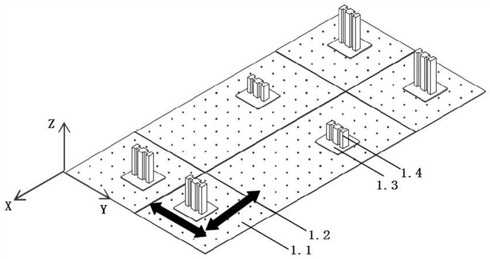 A universal matrix type flexible customized pre-batch prototype vehicle trial production platform and method