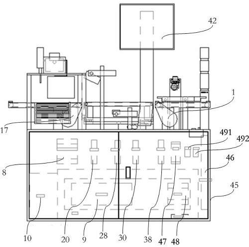 Production line information transmission processing method, automatic detection system and equipment