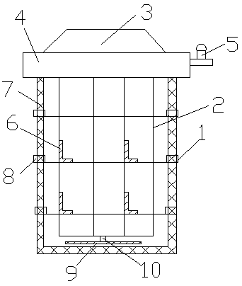 High-internal-strength filter felt