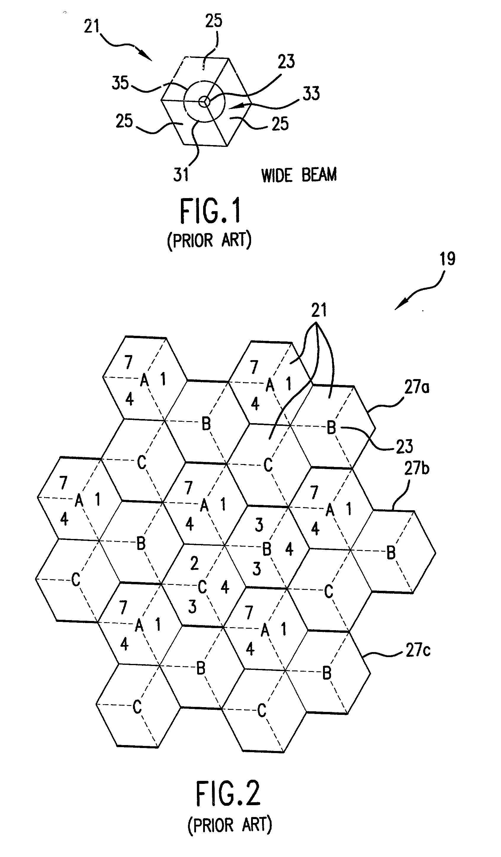 Process to allocate channels in a sectorized and tiered cellular network