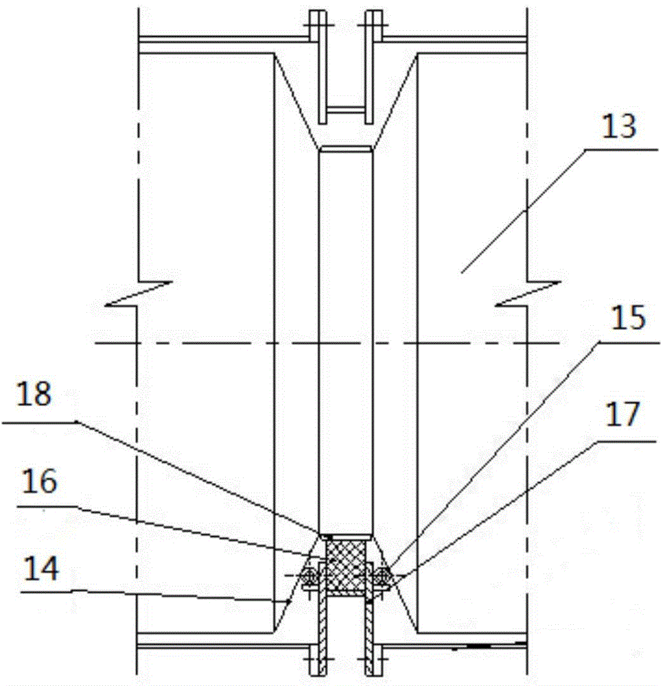 Linen washing process of tunnel-type washing machine