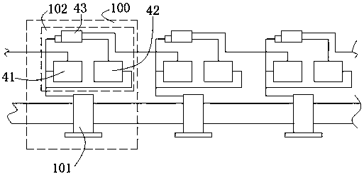 Tubular bus-bar support device