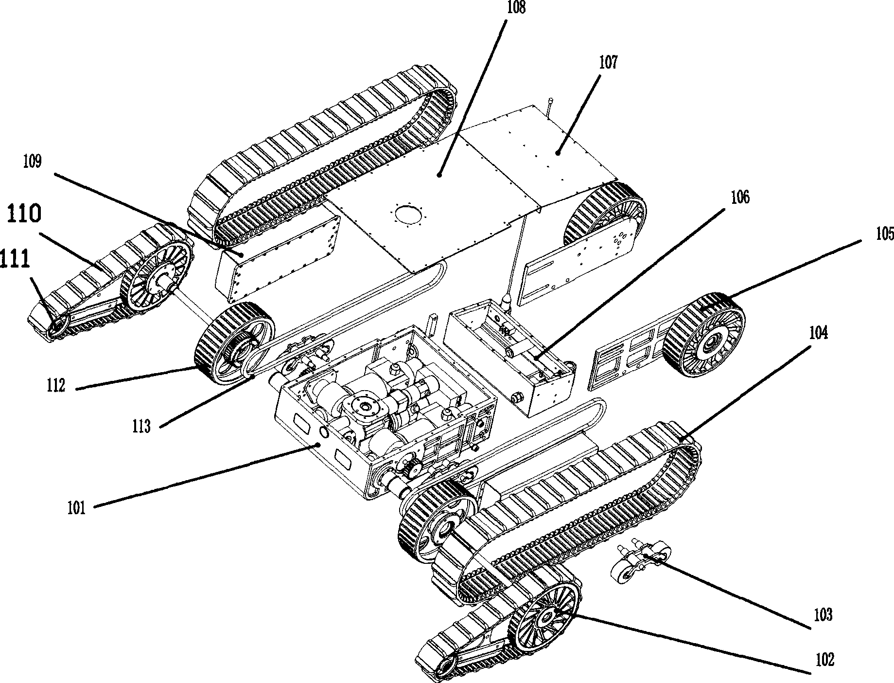 Miniature self-service ground robot