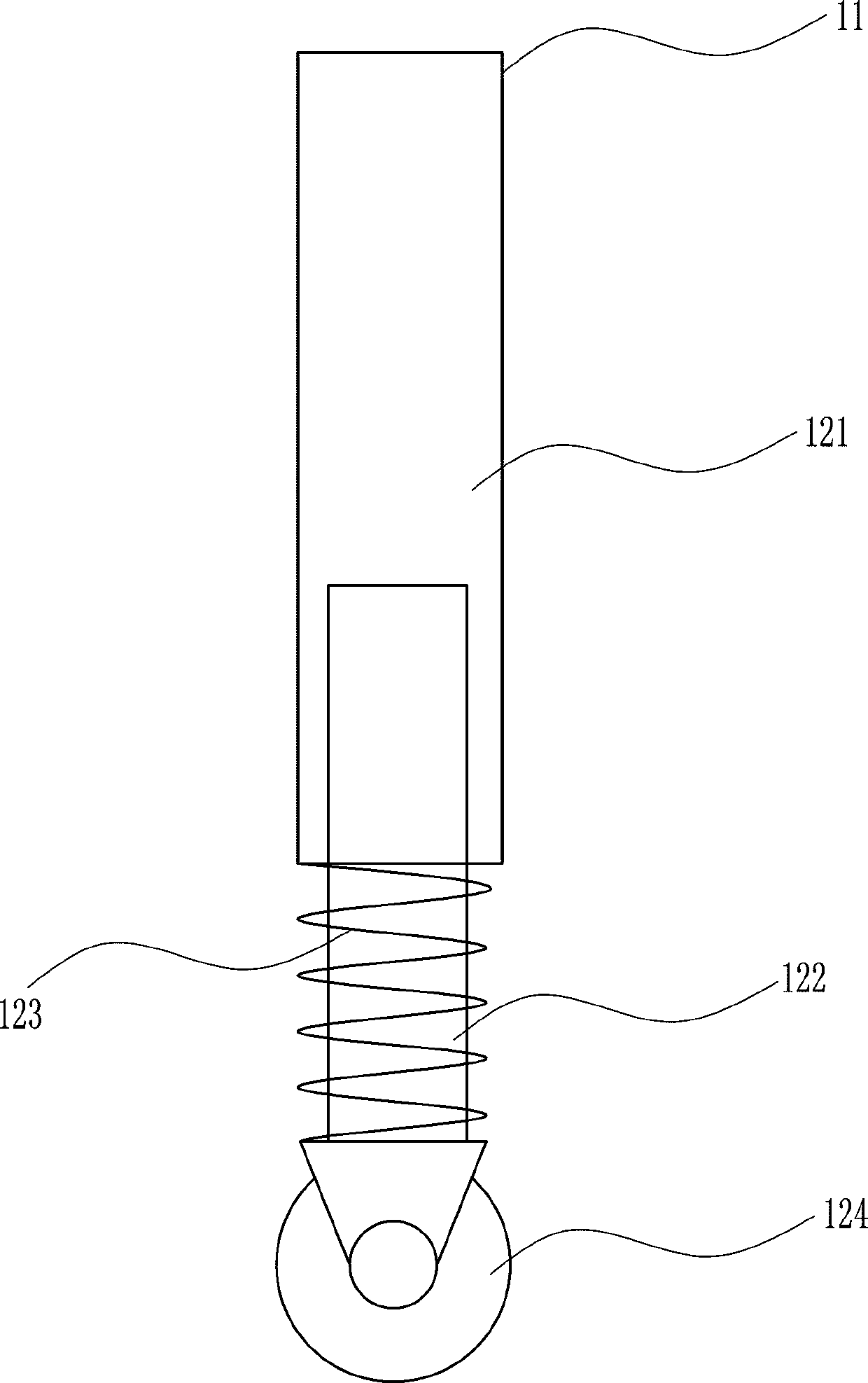 A high-efficiency automatic clothes ironing device