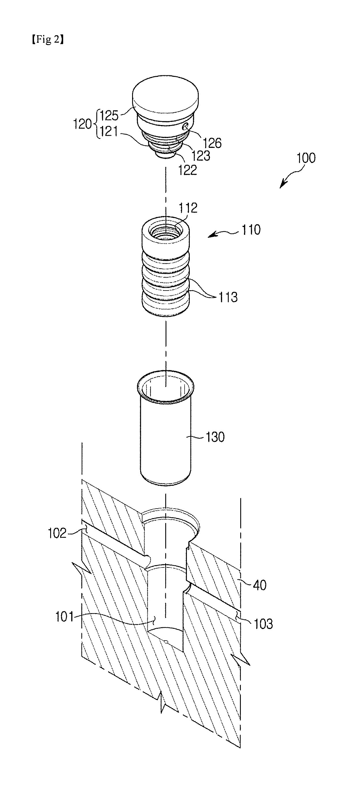 Pulsation damping device of hydraulic brake system