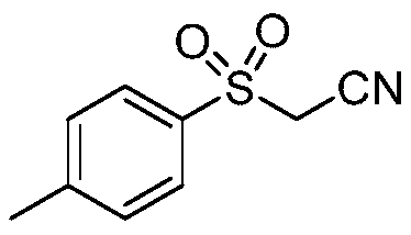 Preparation method of sulfonyl acetonitrile compound