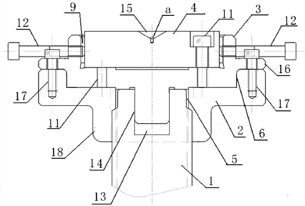 Special clamp for Rockwell hardometer measuring tool