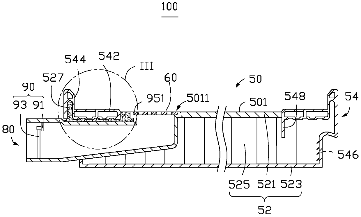 Lateral drainage type honeycomb chassis