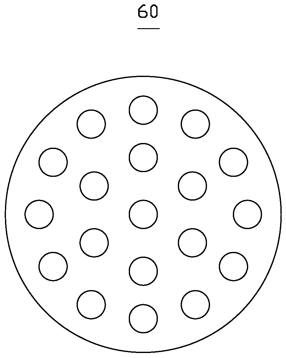 Lateral drainage type honeycomb chassis