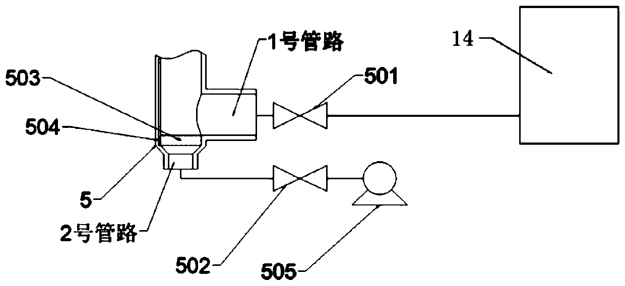 Reaction device and method for degrading radioactive waste resin based on Fenton method