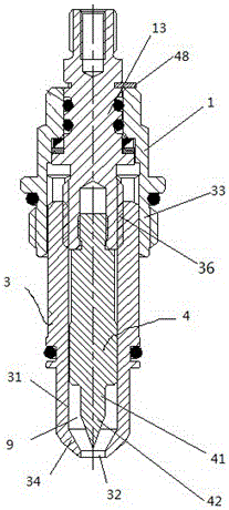 A double-linkage jet mixer