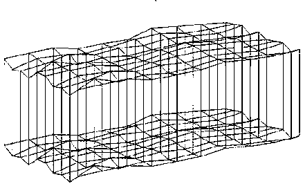 Forward modeling based 3D stratum corner mesh volume element modeling method