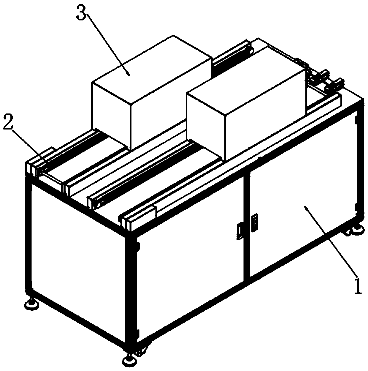 Disinfection device for mask production and operation method thereof