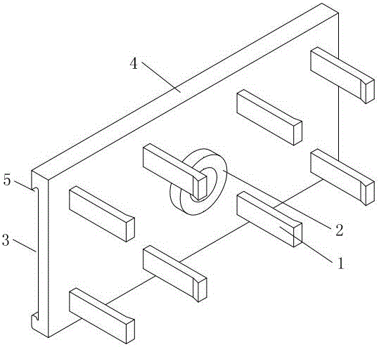 Wire pipe or wire slot buckle and mounting method