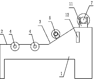 Cloth rolling machine facilitating rolled cloth length reading