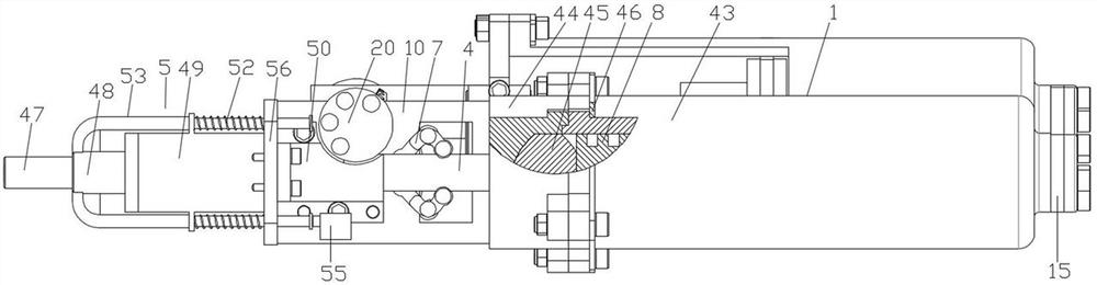 Double-cylinder electric nail fixing device