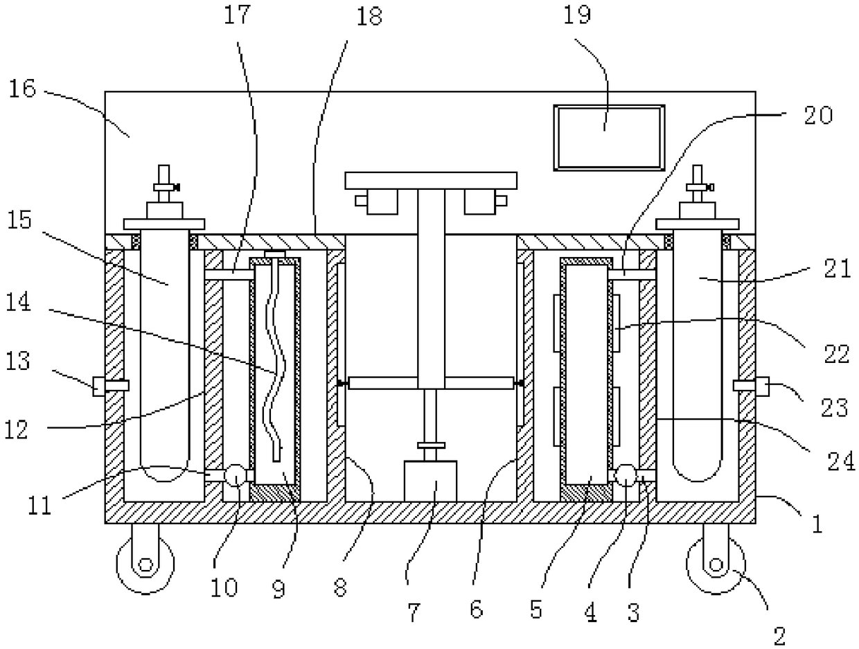 Sample collection device for environment protection engineering