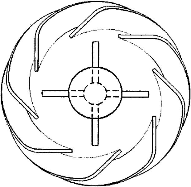 On-line cleaning and de-dusting element of heat exchange tube with directional tail wing