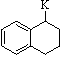 Method for preparing 1,2,3,4-tetrahydro-1-naphthoic acid by using superstrong alkali method