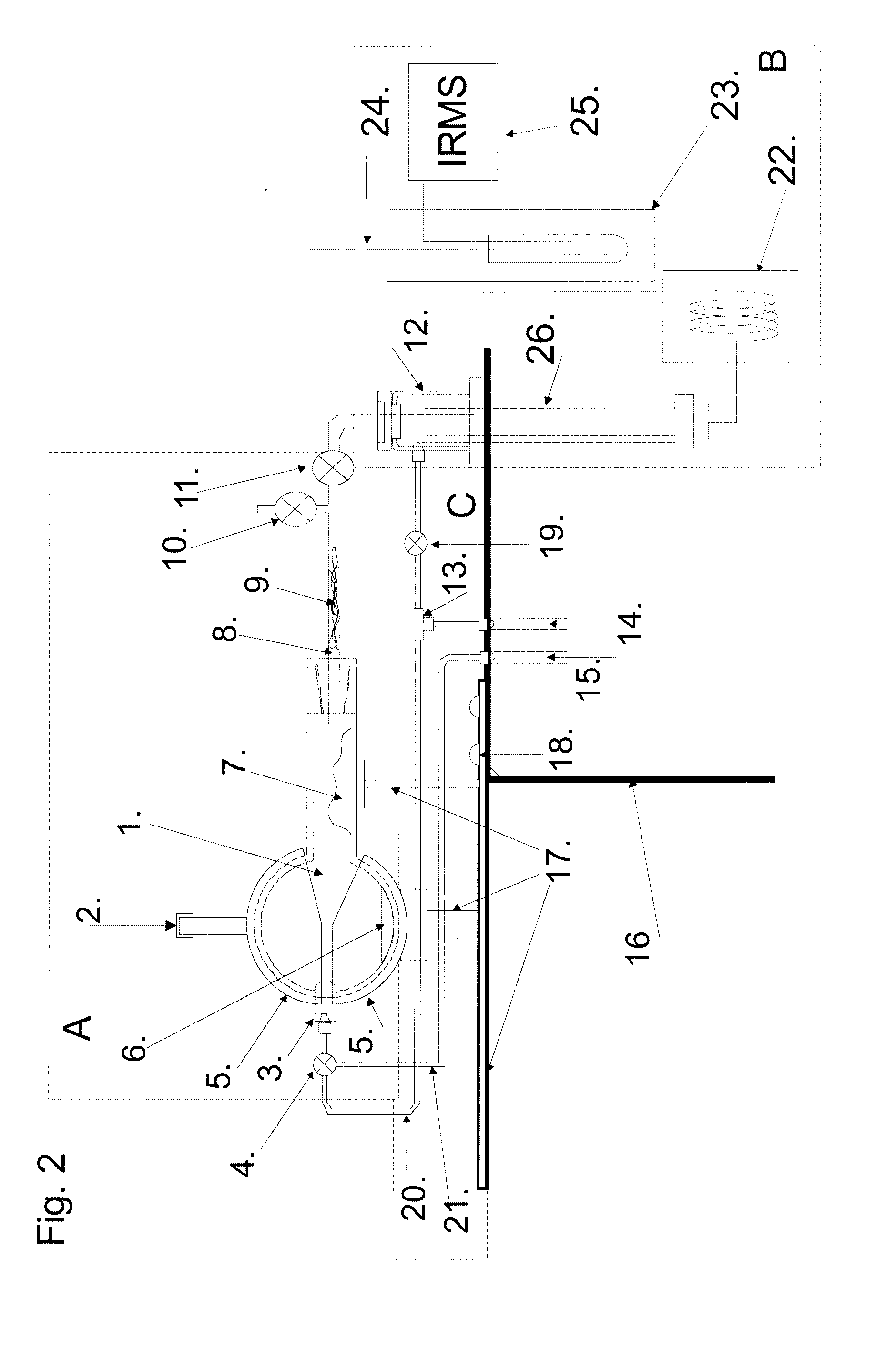 Alcohol thermal dehydratation chamber, apparatus and method for determination of isotopic composition of non-exchangeable hydrogen and deuterium atoms in ethanol samples