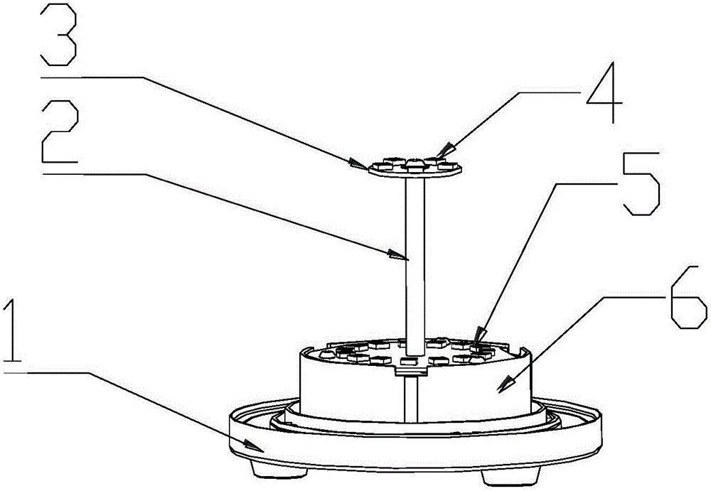 LED lamp bracket and lamp comprising same