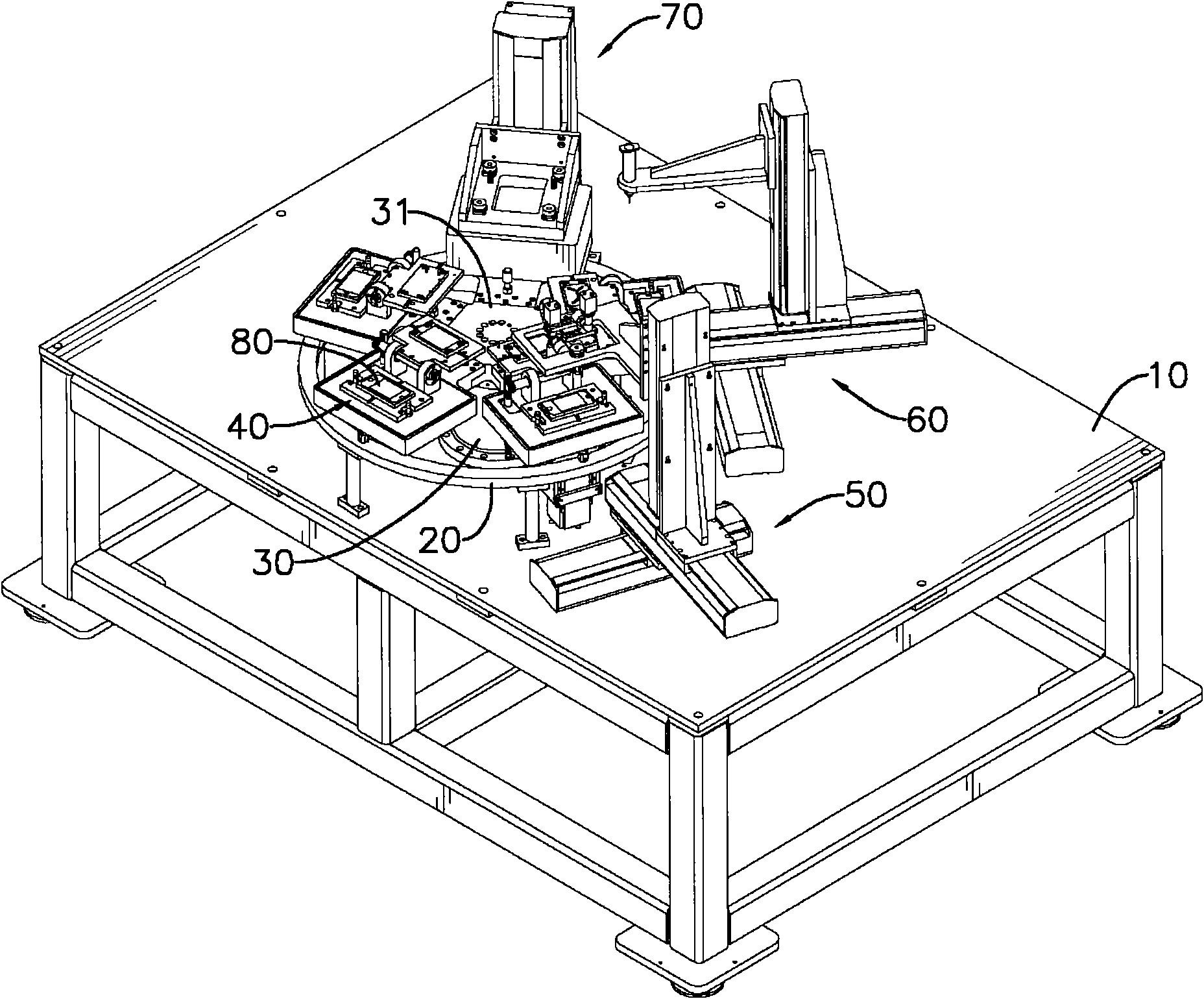 Laminating method of liquid optical cement laminating machine