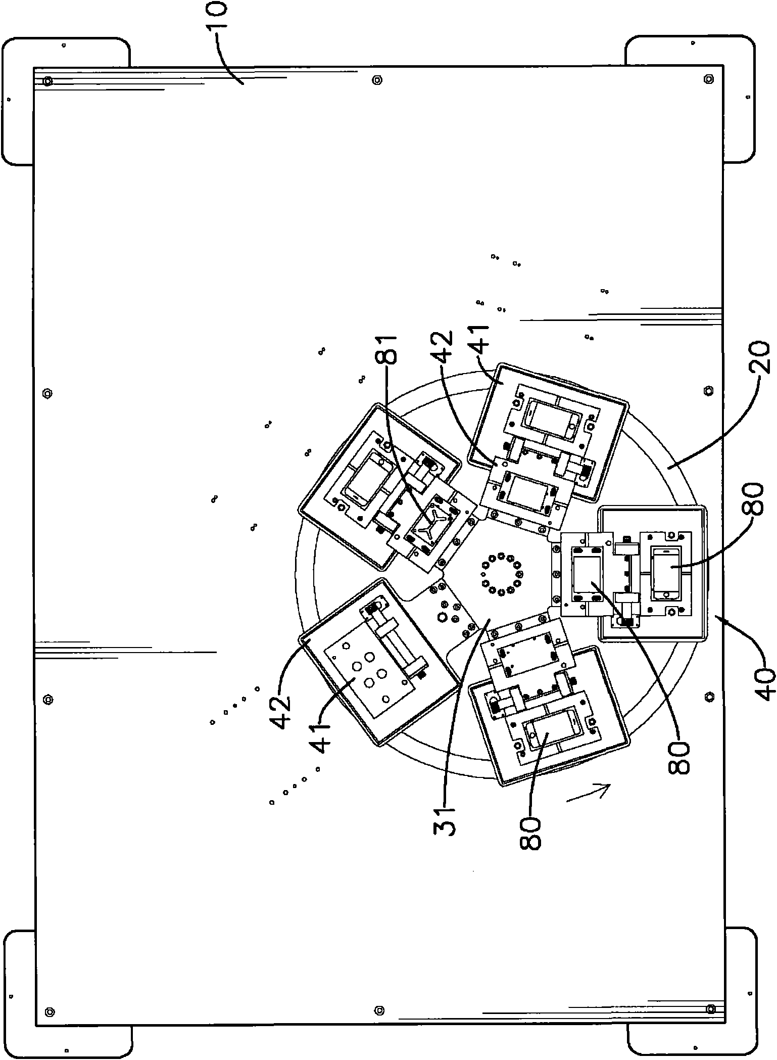 Laminating method of liquid optical cement laminating machine