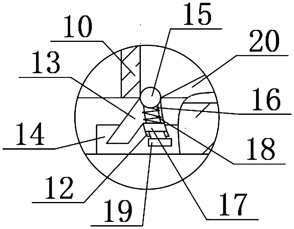 Floor secondary cabinet for electric power engineering