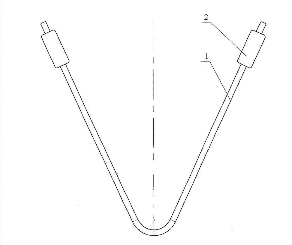 Shockproof strip assembly for steam generator of nuclear power unit