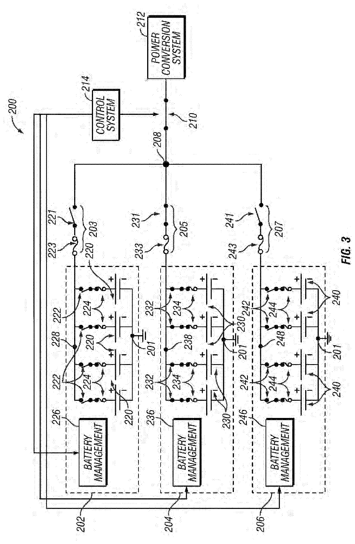 Energy storage systems and methods for fault mitigation