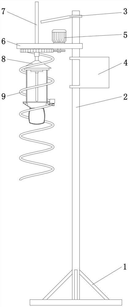 Intelligent crop insect expelling device