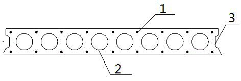 Assembly-type pre-stress hollow deck slab and preparation method thereof