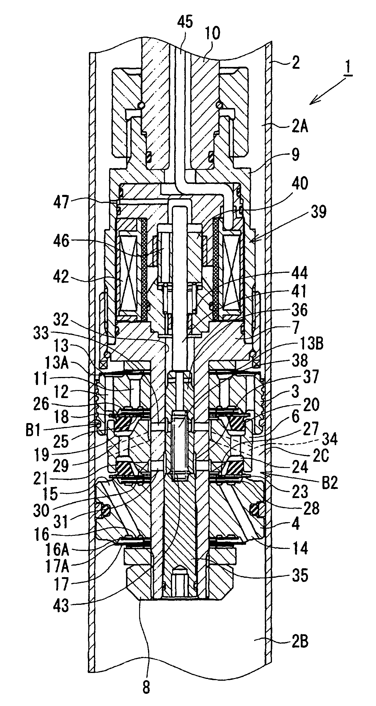 Damping force adjustable fluid pressure shock absorber