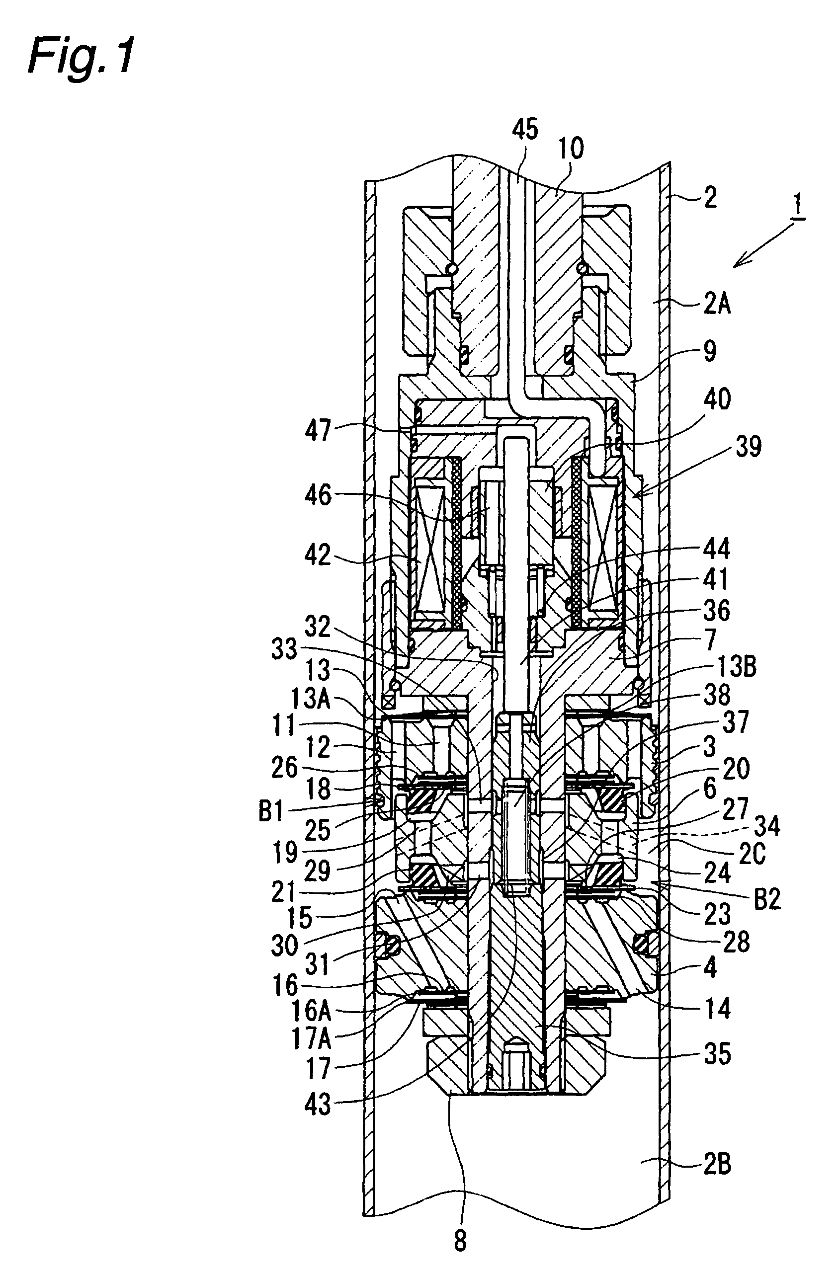 Damping force adjustable fluid pressure shock absorber