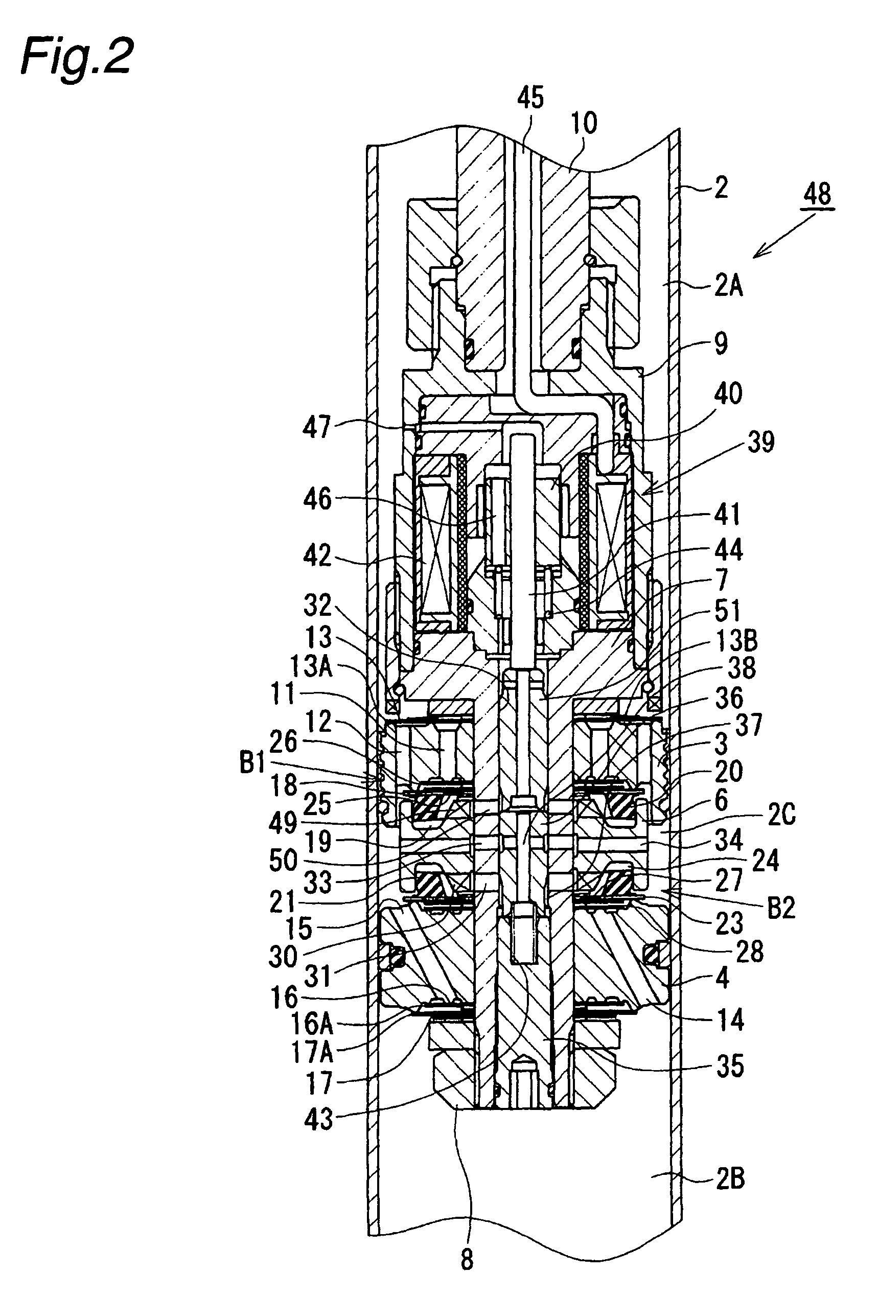 Damping force adjustable fluid pressure shock absorber