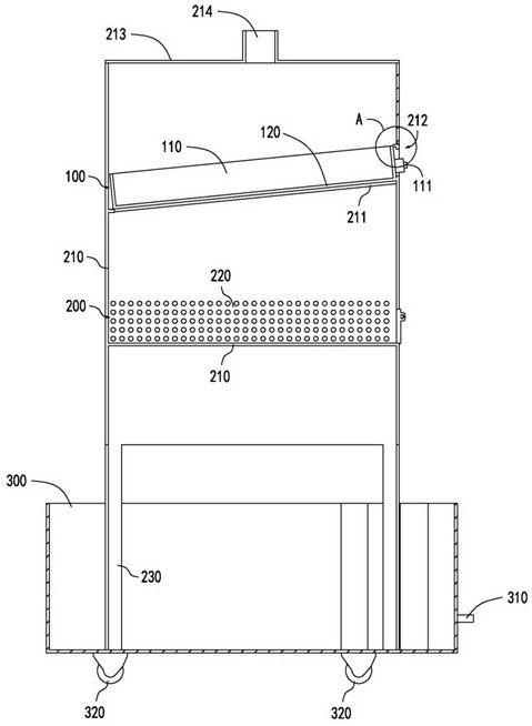 Abrasive recovery device for abrasive water jet technology