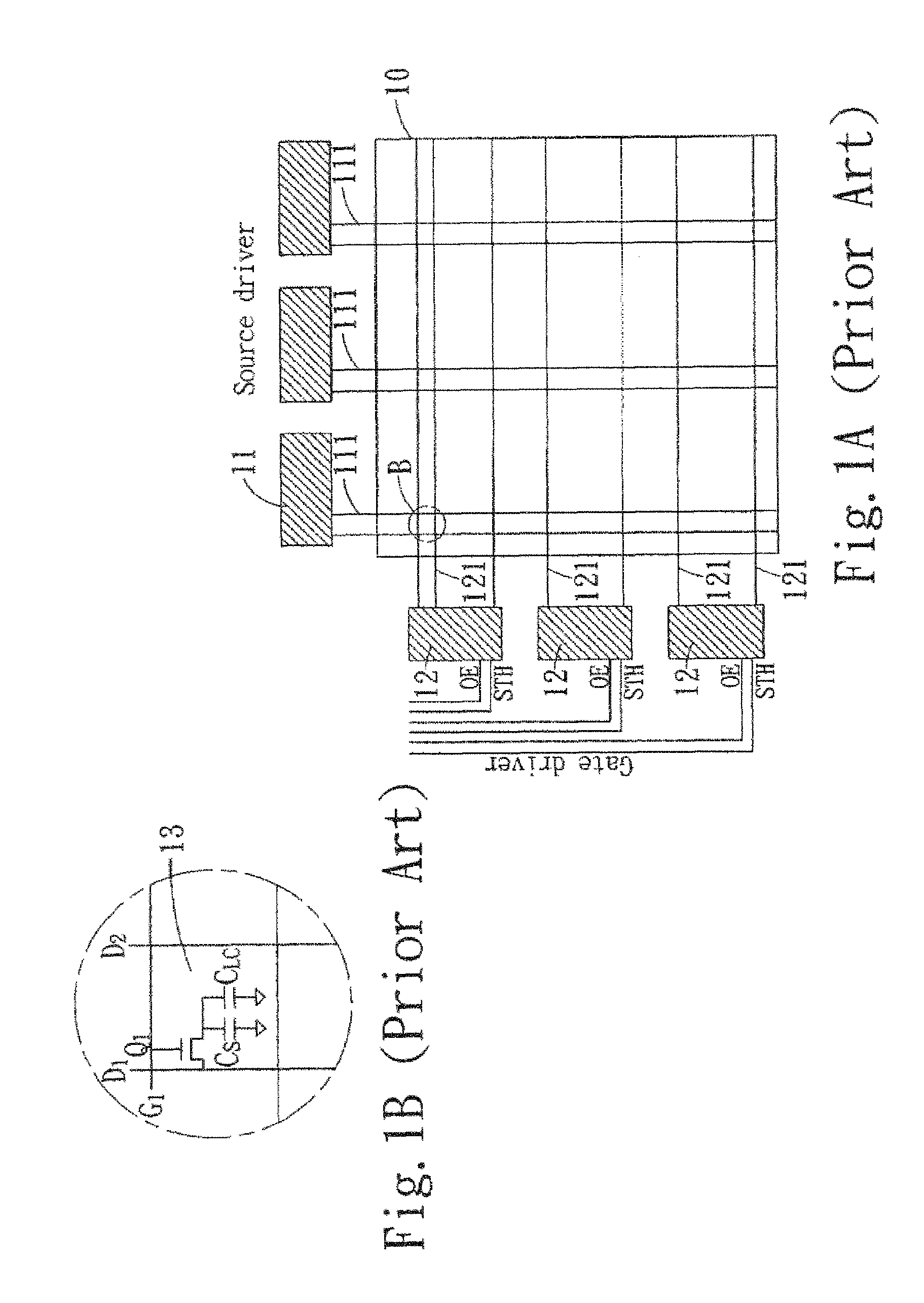 Driving device for quickly changing the gray level of the liquid crystal display and its driving method