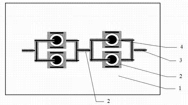 Direct flame type solid oxide fuel battery pack and preparation method thereof