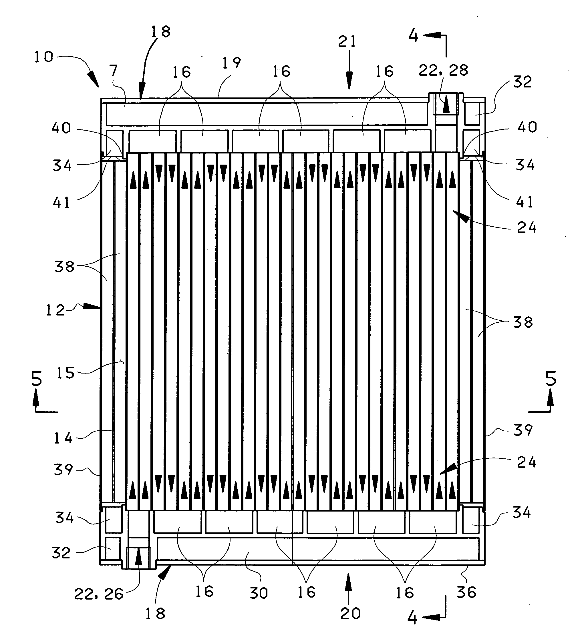 Solar heating panel fabricated from multi-wall plastic sheets