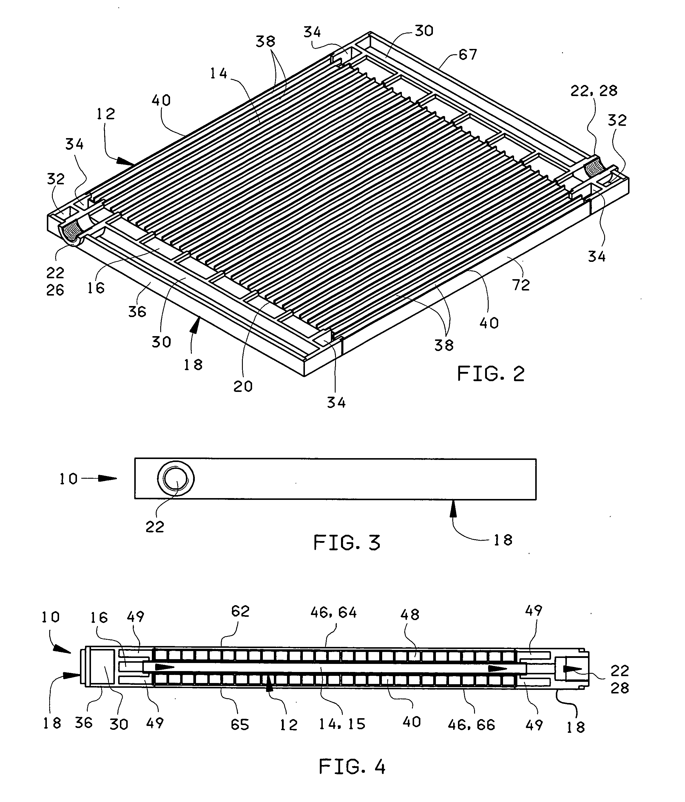 Solar heating panel fabricated from multi-wall plastic sheets