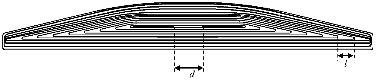 Preparation method of wound trapezoidal cell and trapezoidal cell