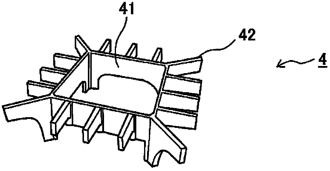 Greened parking lot, planting unit protection member, and greened parking lot constituent member unit